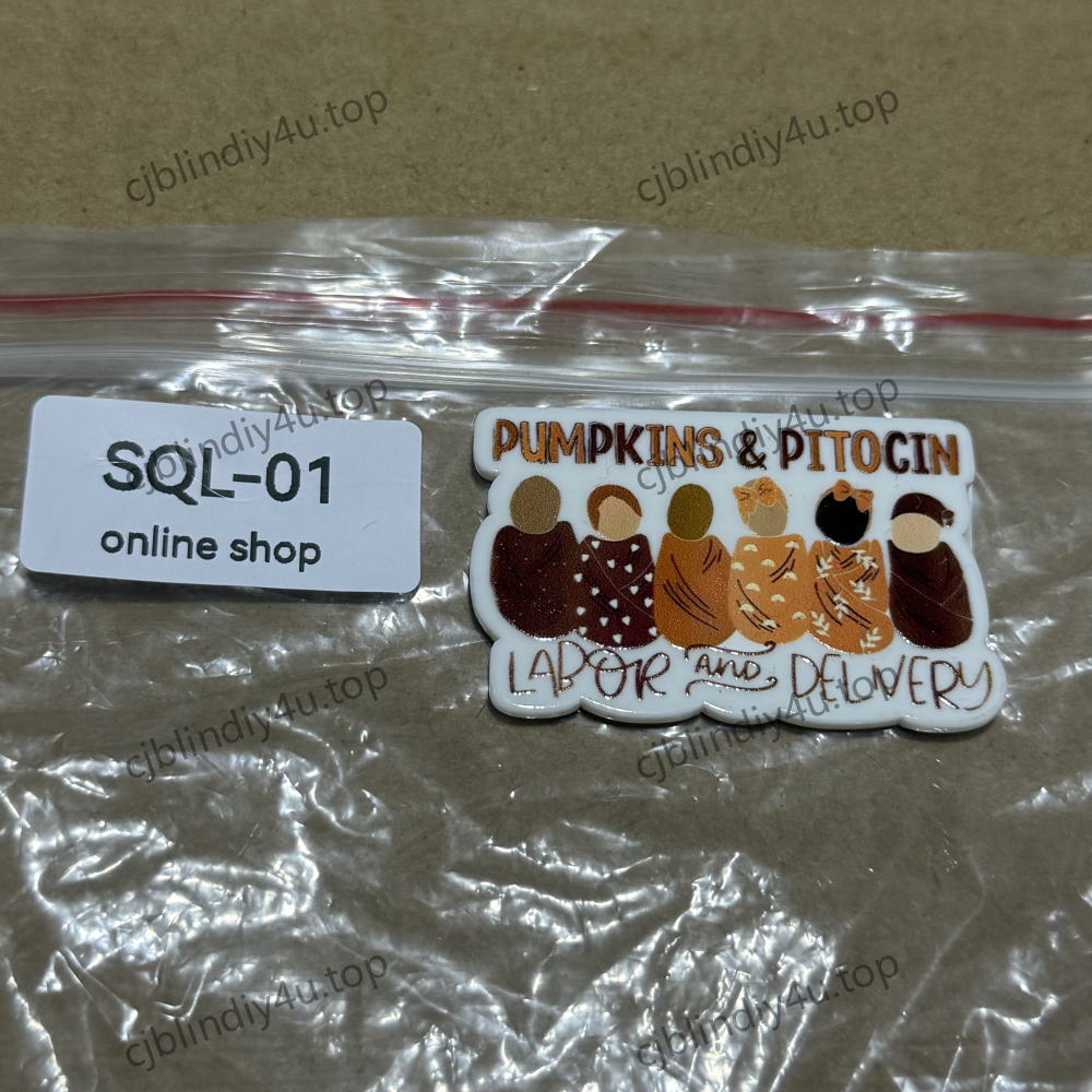 Fall Theme Acrylics for Badge Reels/Keychains/Pop Sockets ect.