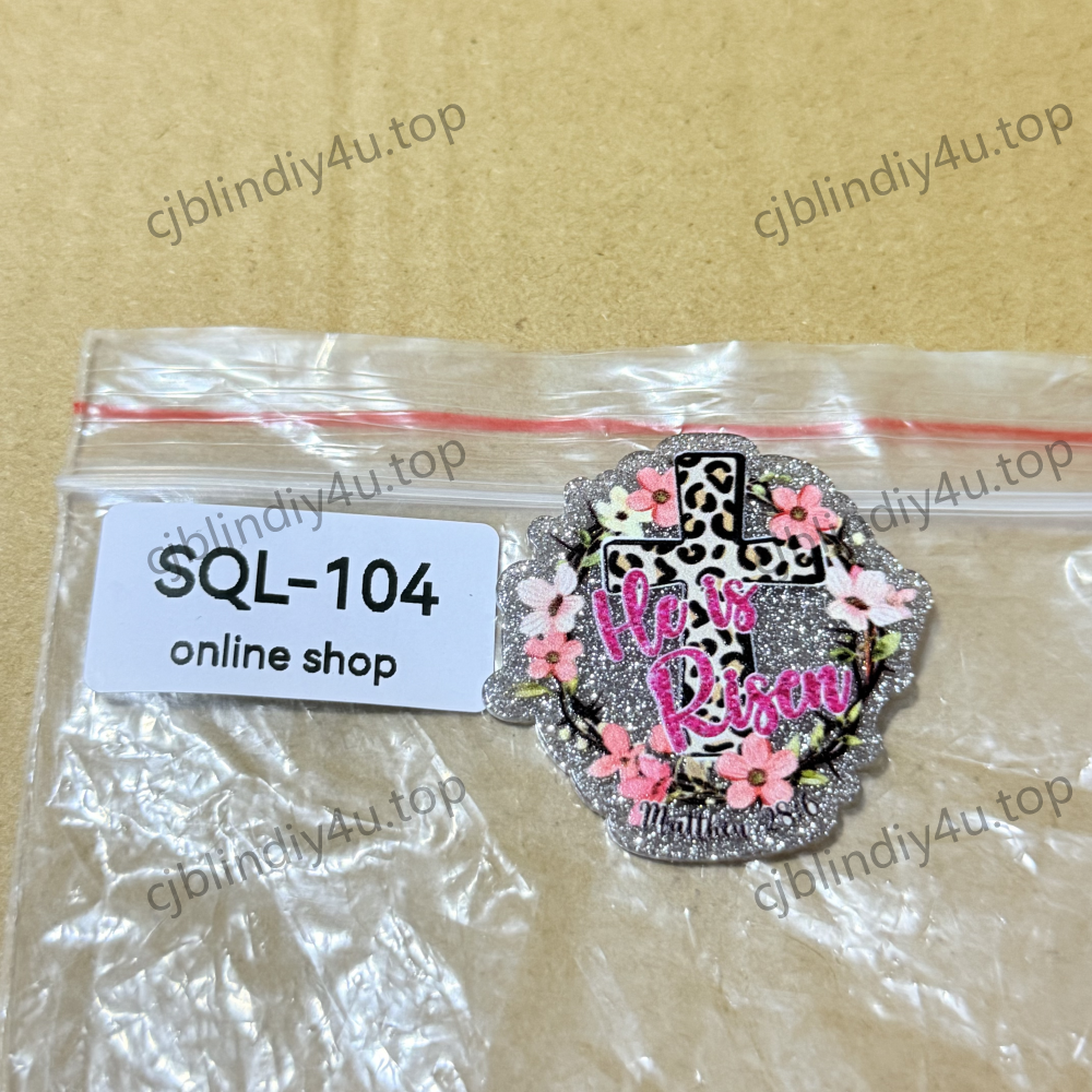 God/LordTheme Acrylics for Badge Reels/Keychains/Pop Sockets ect.