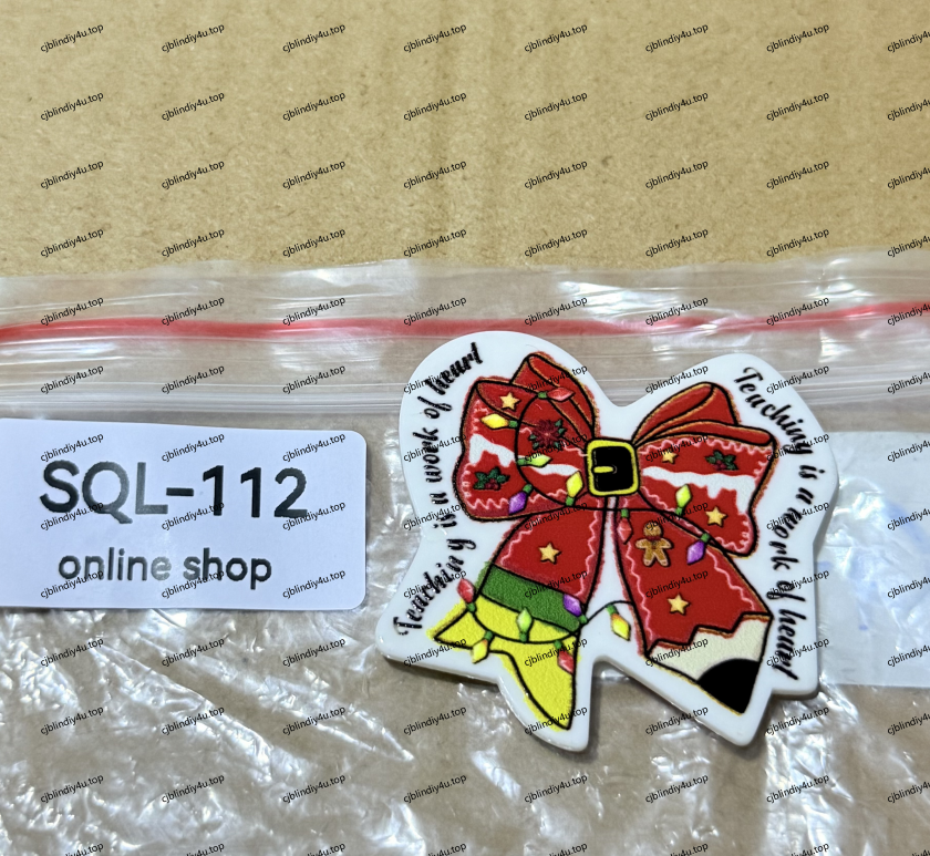 Xmas2 Glitter Acrylics for Badge Reels/Keychains/Pop Sockets ect.