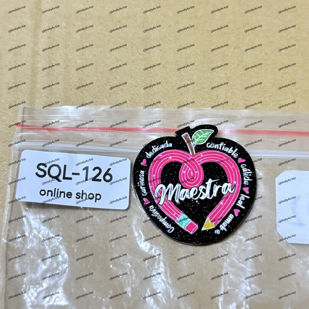 Teachers Acrylics for Badge Reels/Keychains/Pop Sockets ect.