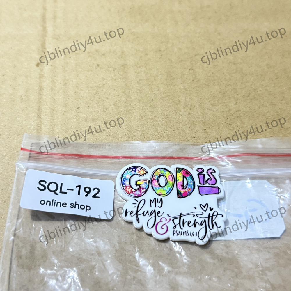 God/LordTheme Acrylics for Badge Reels/Keychains/Pop Sockets ect.
