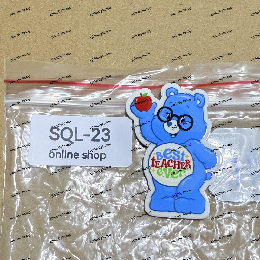 Teachers Acrylics for Badge Reels/Keychains/Pop Sockets ect.