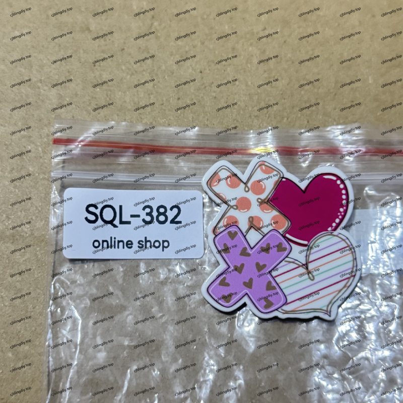 Valentines Glitter Acrylics for Badge Reels/Keychains/Pop Sockets ect.