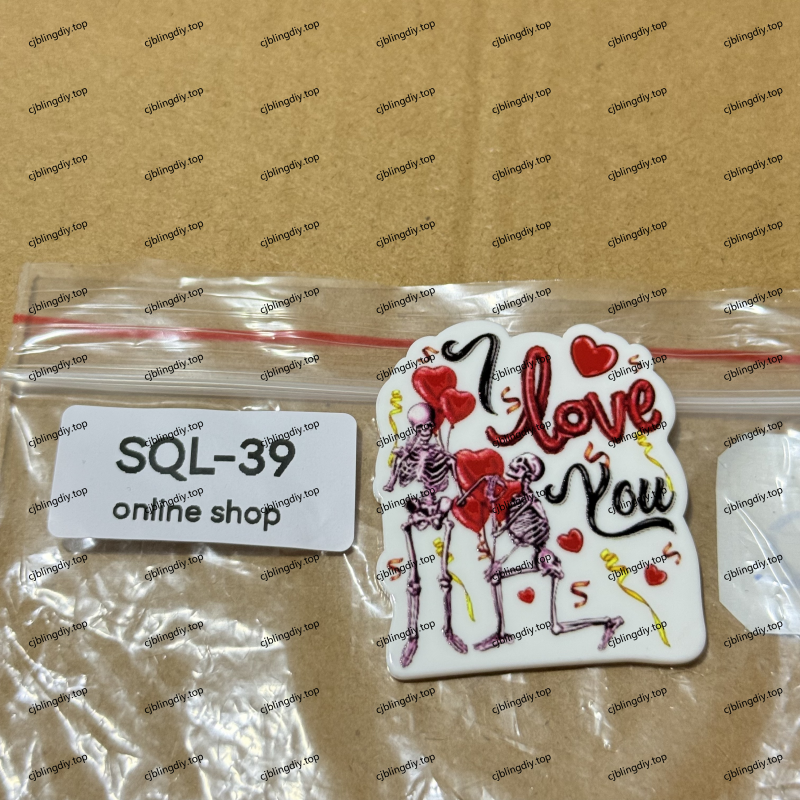 Valentines Glitter Acrylics for Badge Reels/Keychains/Pop Sockets ect.