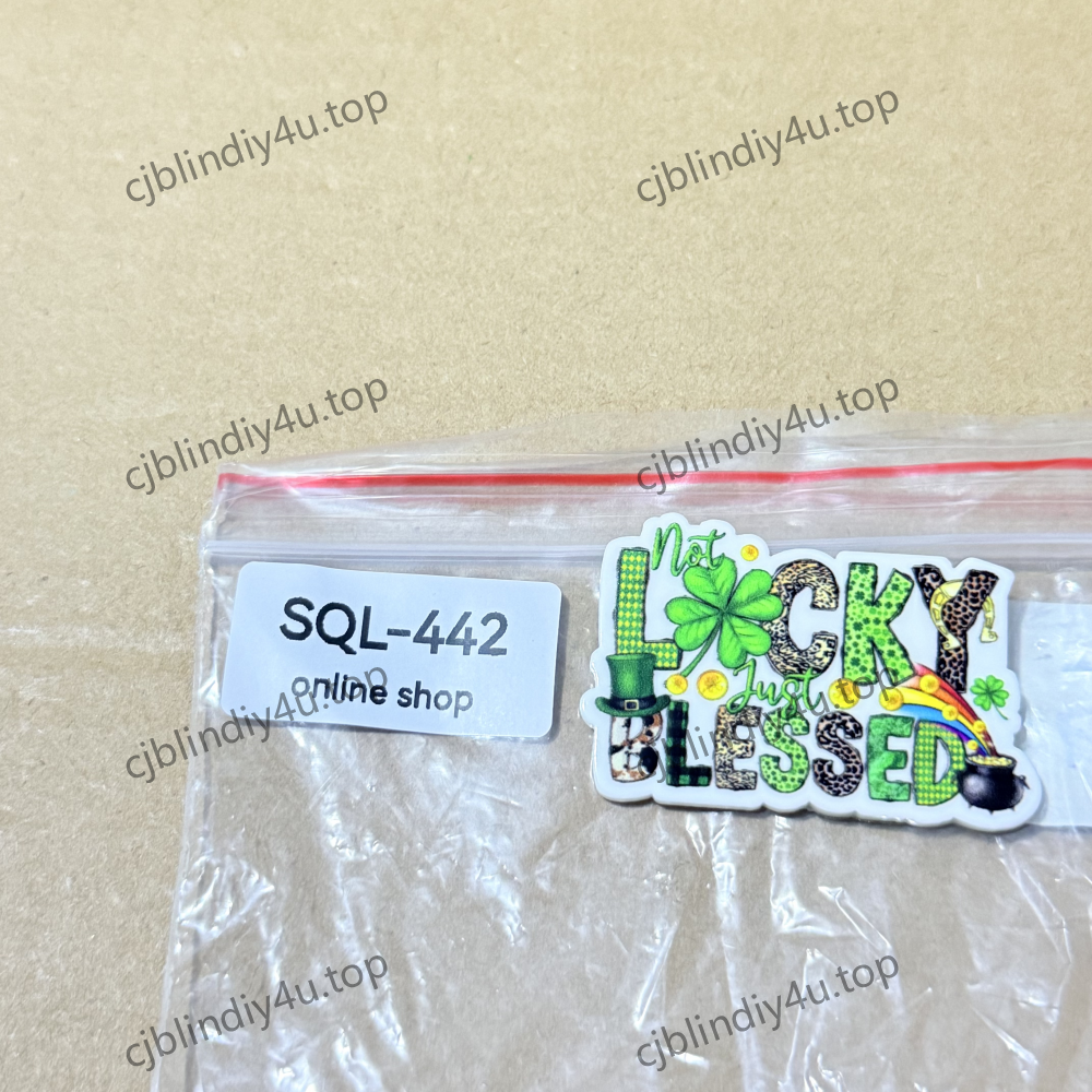 Mardi Gras/Saint Patrick's Day Theme Acrylics for Badge Reels/Keychains/Pop Sockets ect.