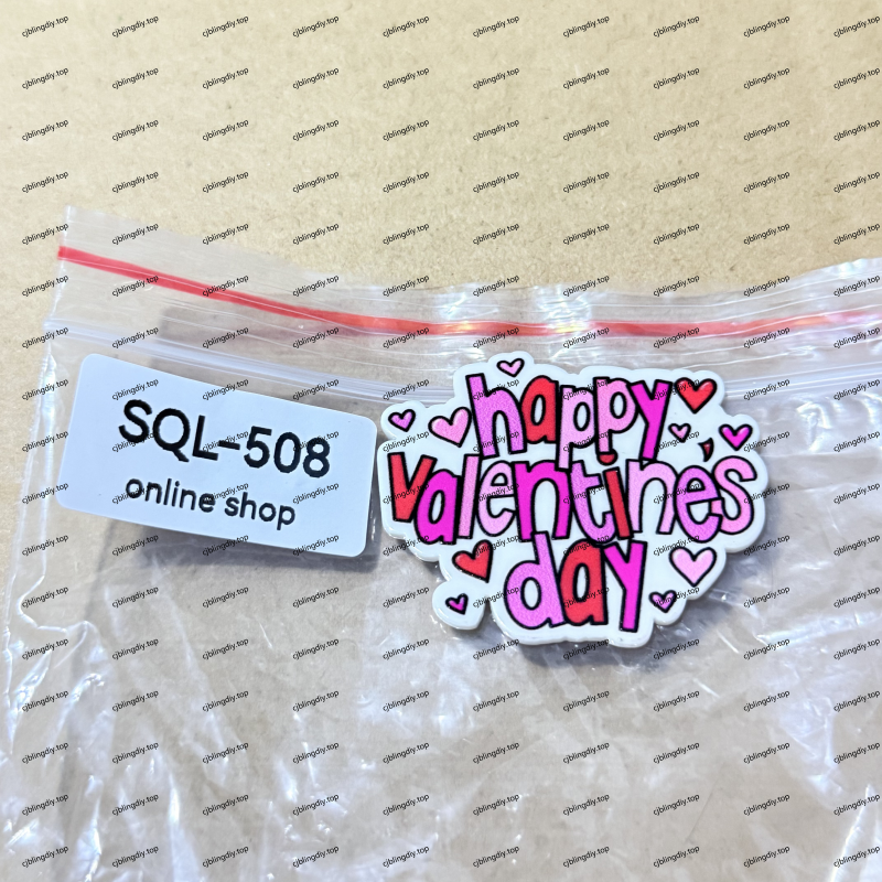 Valentines Glitter Acrylics for Badge Reels/Keychains/Pop Sockets ect.