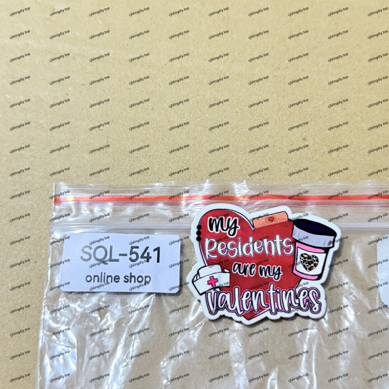 Valentines Glitter Acrylics for Badge Reels/Keychains/Pop Sockets ect.