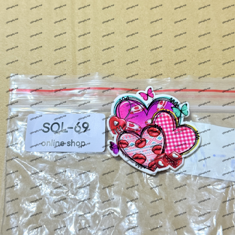 Valentines Glitter Acrylics for Badge Reels/Keychains/Pop Sockets ect.
