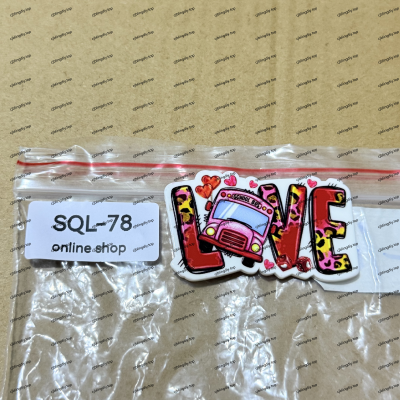 Valentines Glitter Acrylics for Badge Reels/Keychains/Pop Sockets ect.