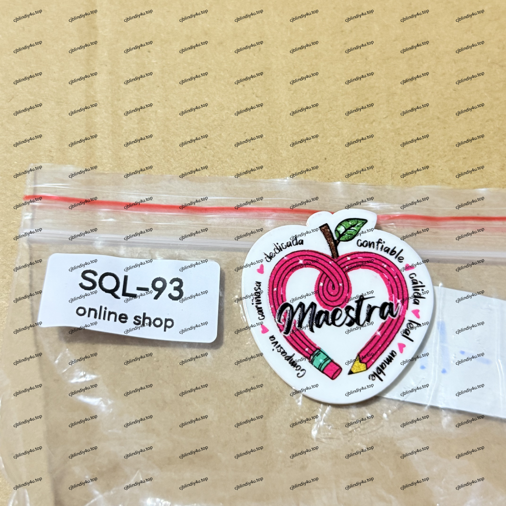 Teachers Acrylics for Badge Reels/Keychains/Pop Sockets ect.