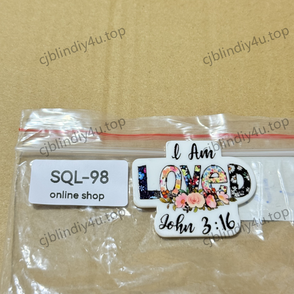 God/LordTheme Acrylics for Badge Reels/Keychains/Pop Sockets ect.