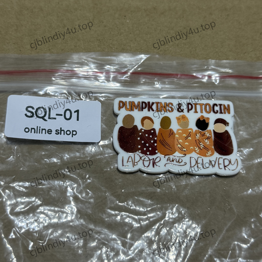 Fall Theme Acrylics for Badge Reels/Keychains/Pop Sockets ect.