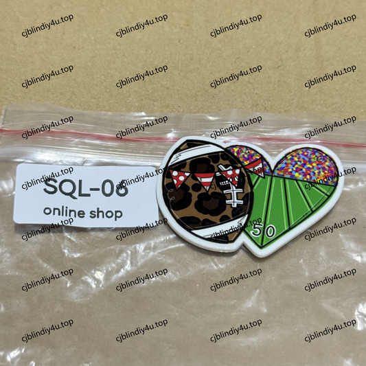 Sports Acrylics for Badge Reels/Keychains/Pop Sockets ect.