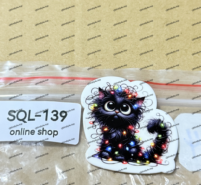 Xmas3 Glitter Acrylics for Badge Reels/Keychains/Pop Sockets ect.