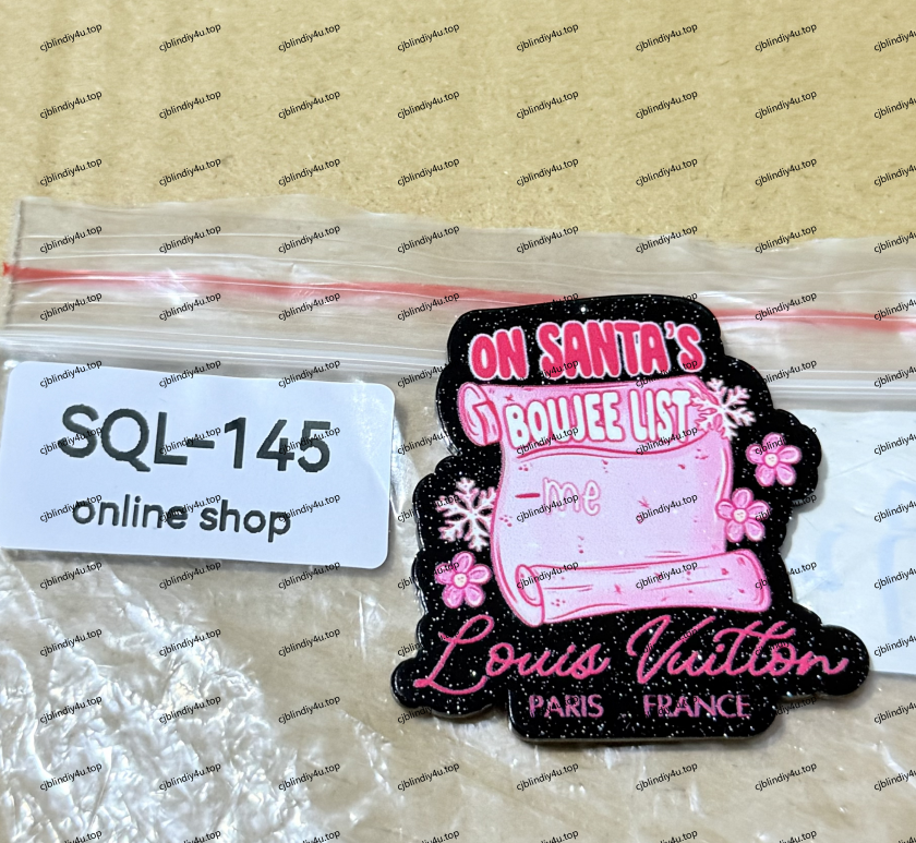 Xmas3 Glitter Acrylics for Badge Reels/Keychains/Pop Sockets ect.