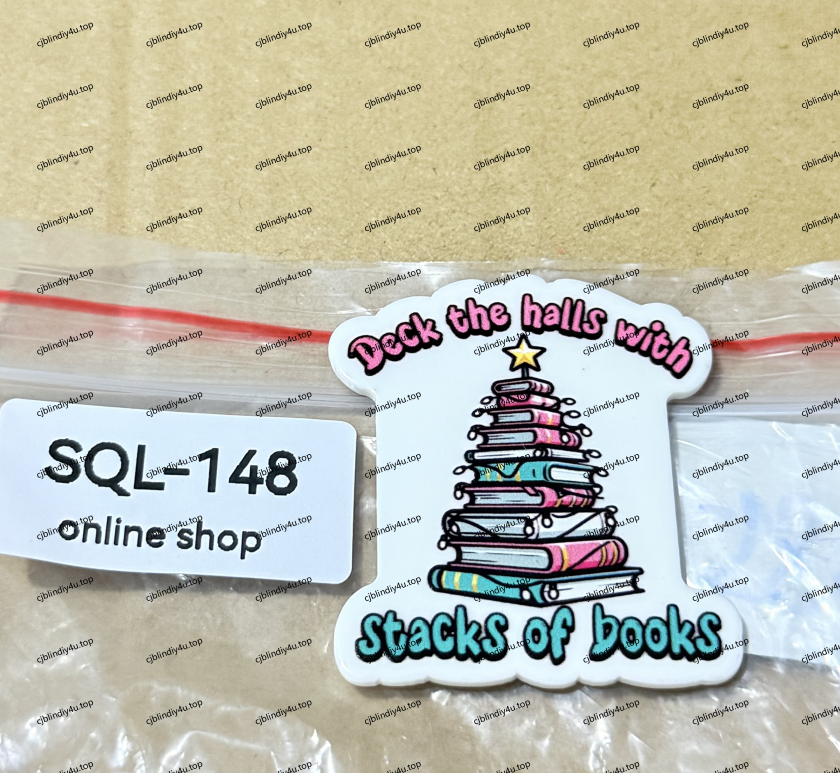 Xmas3 Glitter Acrylics for Badge Reels/Keychains/Pop Sockets ect.
