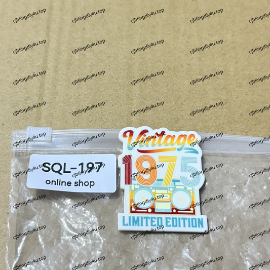 1980‘s 1990's Acrylics for Badge Reels/Keychains/Pop Sockets ect.
