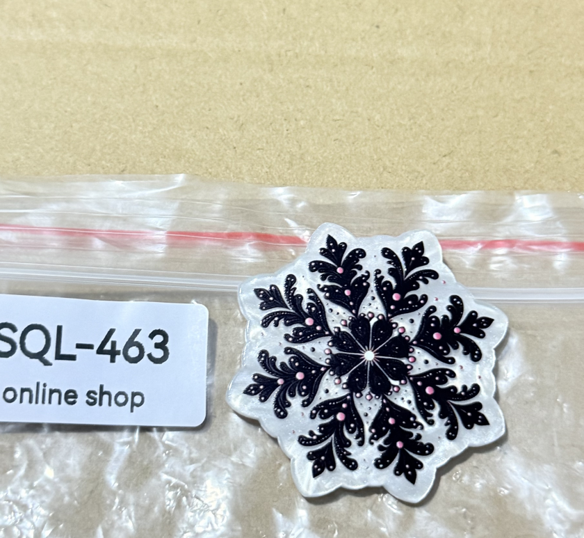 Xmas5 Glitter Acrylics for Badge Reels/Keychains/Pop Sockets ect.